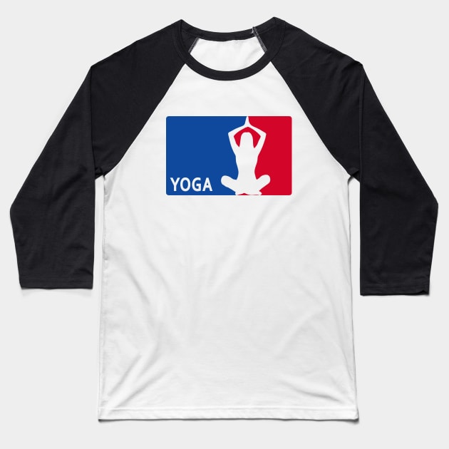 Yoga Baseball T-Shirt by Florin Tenica